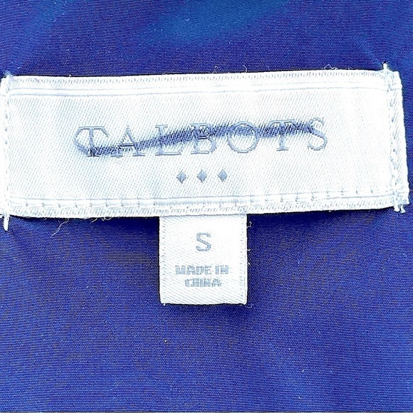 Talbots Navy Puffer Vest Like New Small - Picture 4 of 5